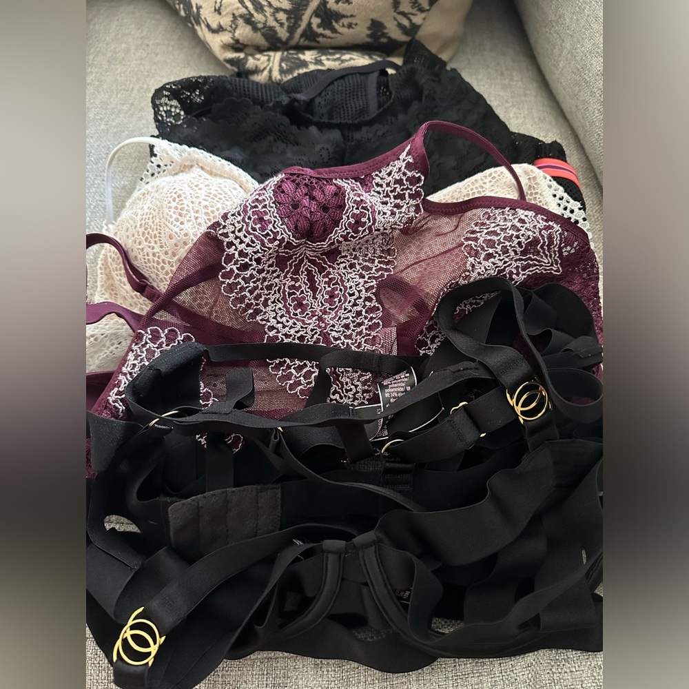 Victoria’s Secret & Express Lingerie Bralette Bundle M